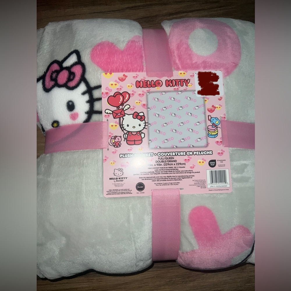 Hello Kitty Valentines Day Blanket